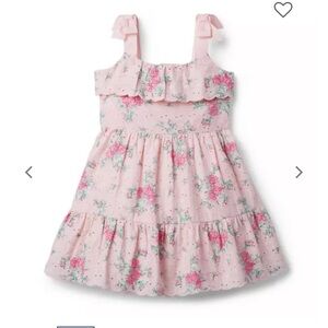 Janie and Jack FLORAL EYELET DRESS